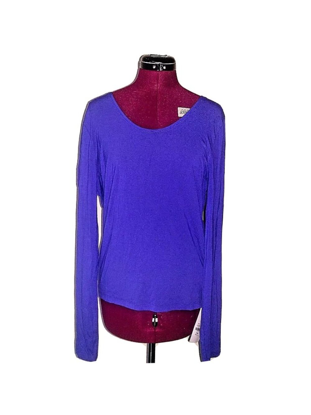 Fabletics Karen Top Women’s M Blue Purple Long Sleeve Activewear Workout